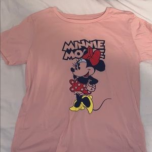 Pink Minnie Mouse shirt